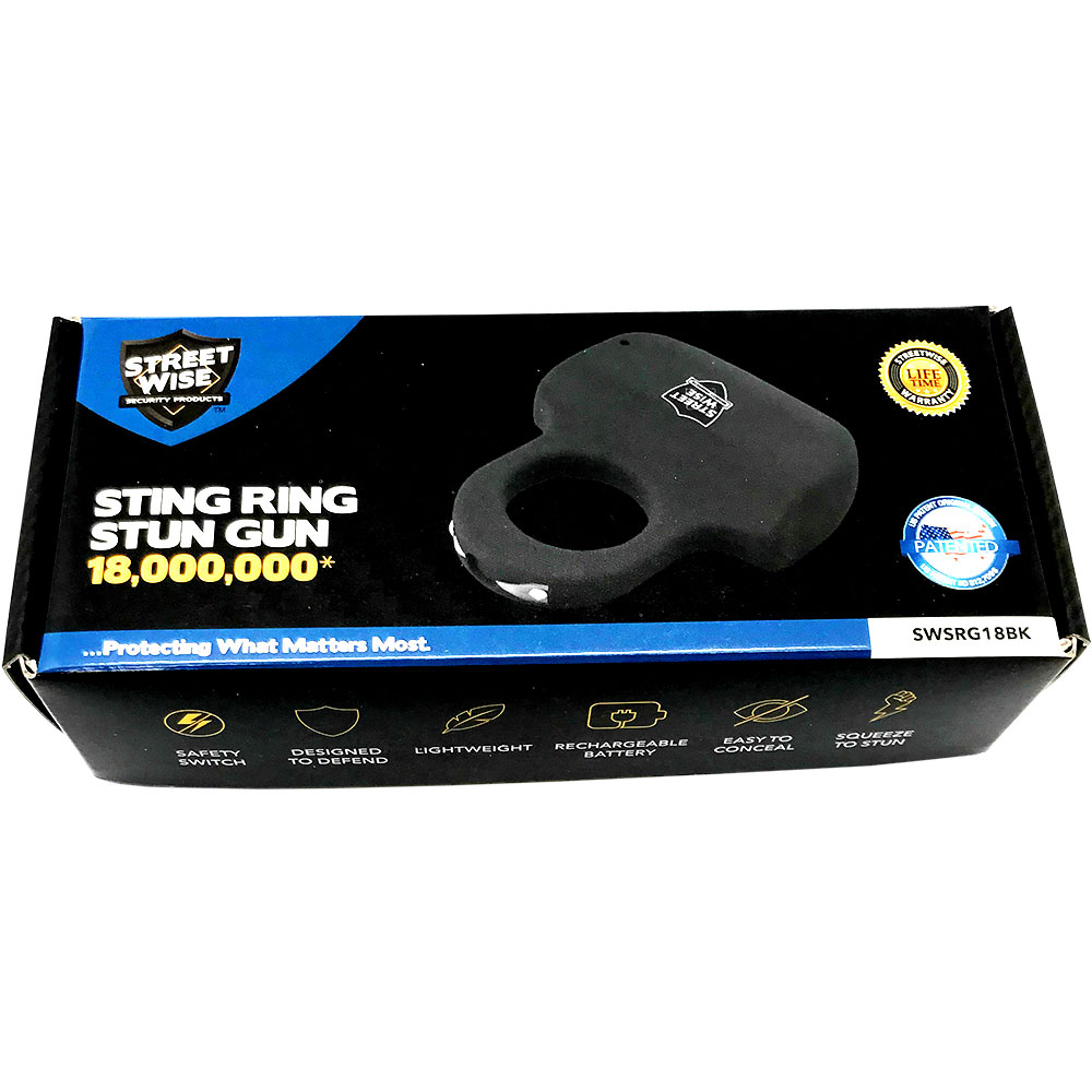 Sting Ring 18,000,000* Stun Gun Black view 6